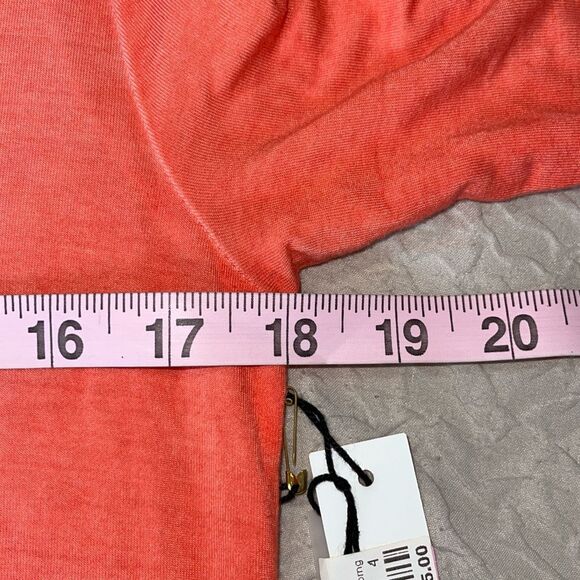 Majestic Filatures Paris Womens Superwashed Soft Touch T-Shirt Orange Size 4 Lar - Picture 5 of 6
